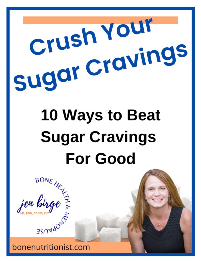 10 Ways to Stop Sugar Cravings Handout