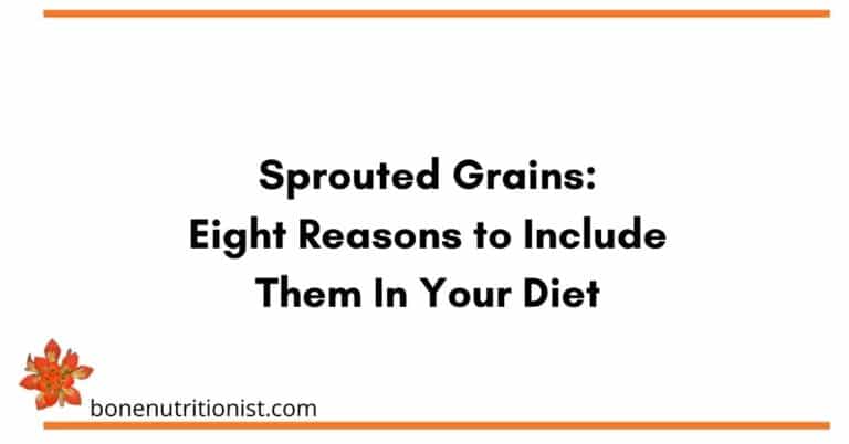 Eight Reasons to Include Sprouted Grains in your diet